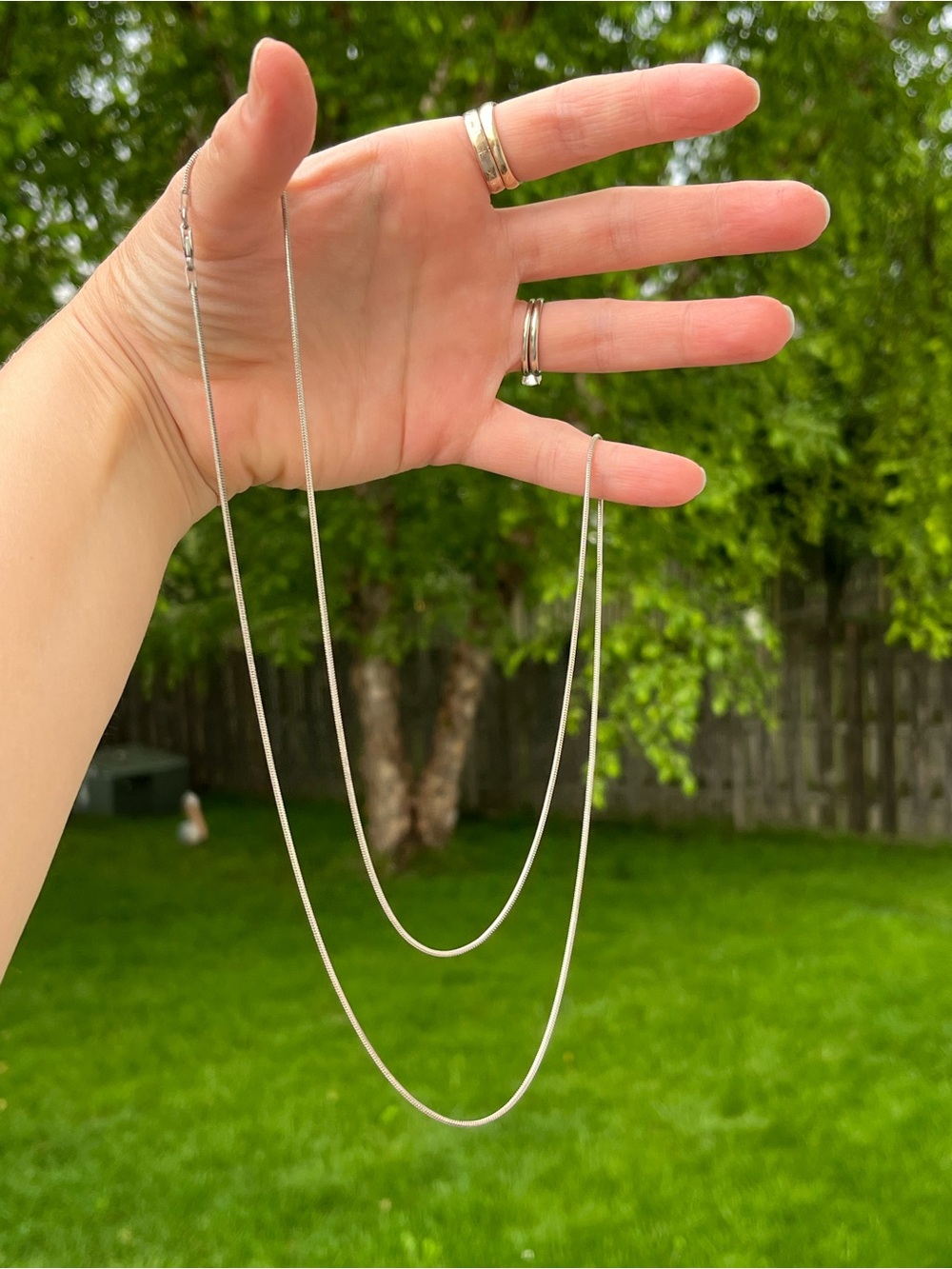 9.7 Grams 925 Sterling Silver Italy Snake Chain- 1.3mm & 30”